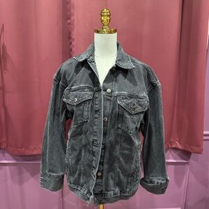 H&M Charcoal Denim Jacket